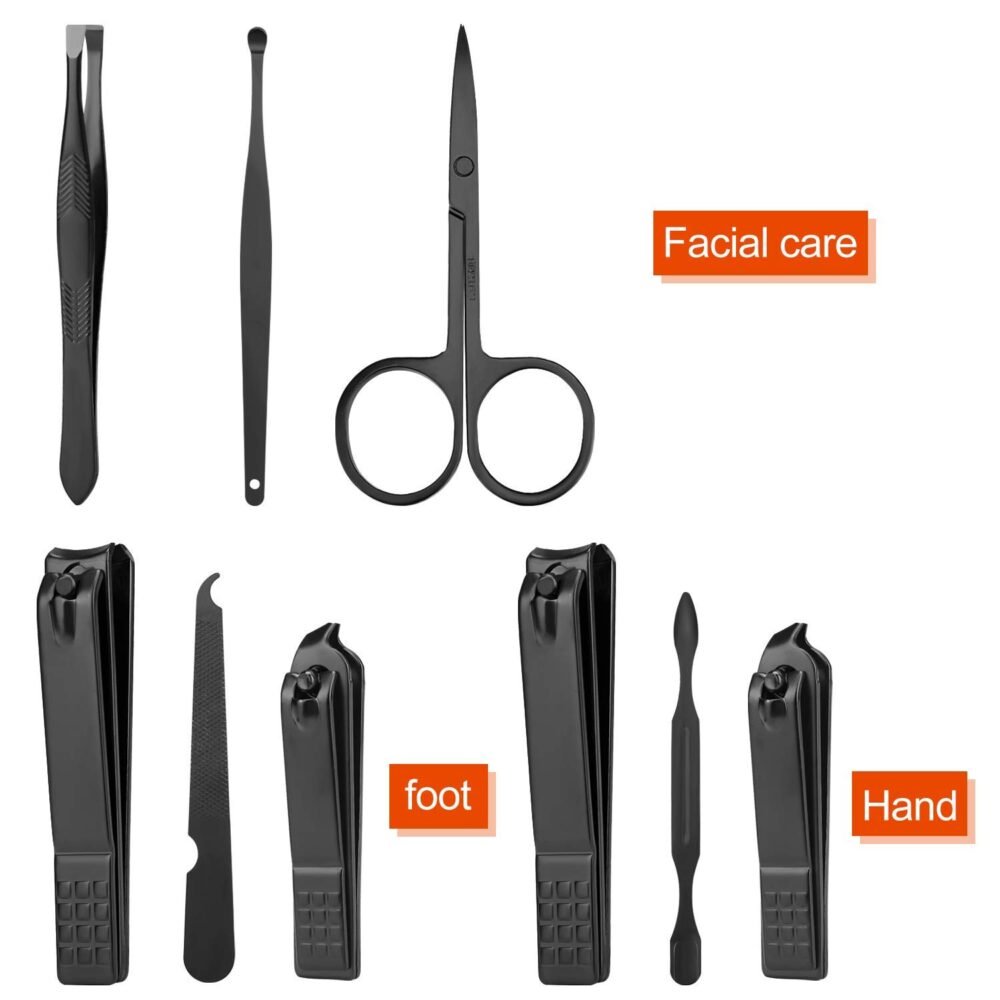 Manicure set Men Personal Care Tools Accessories Finger and Toe Nail Clippers - Image 9